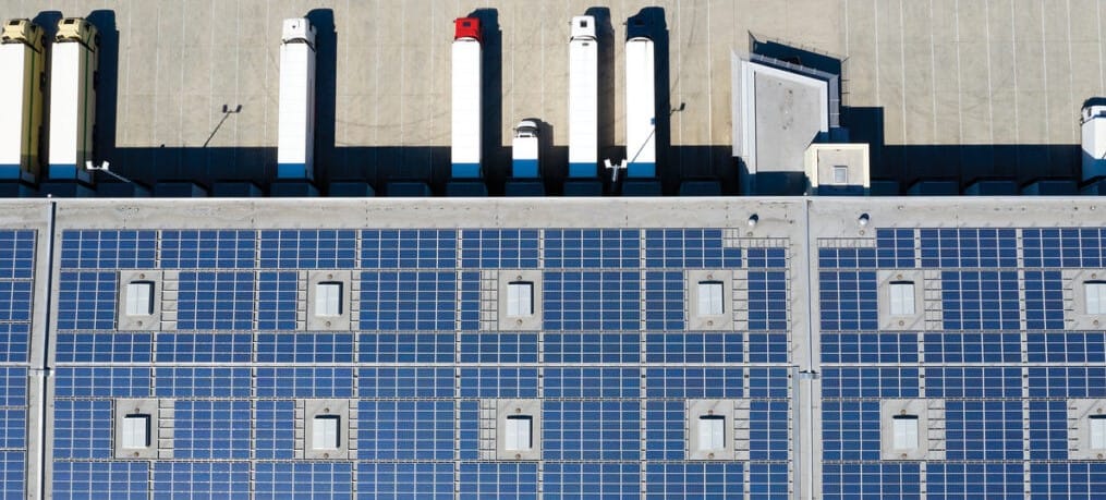 Rooftop solar panels