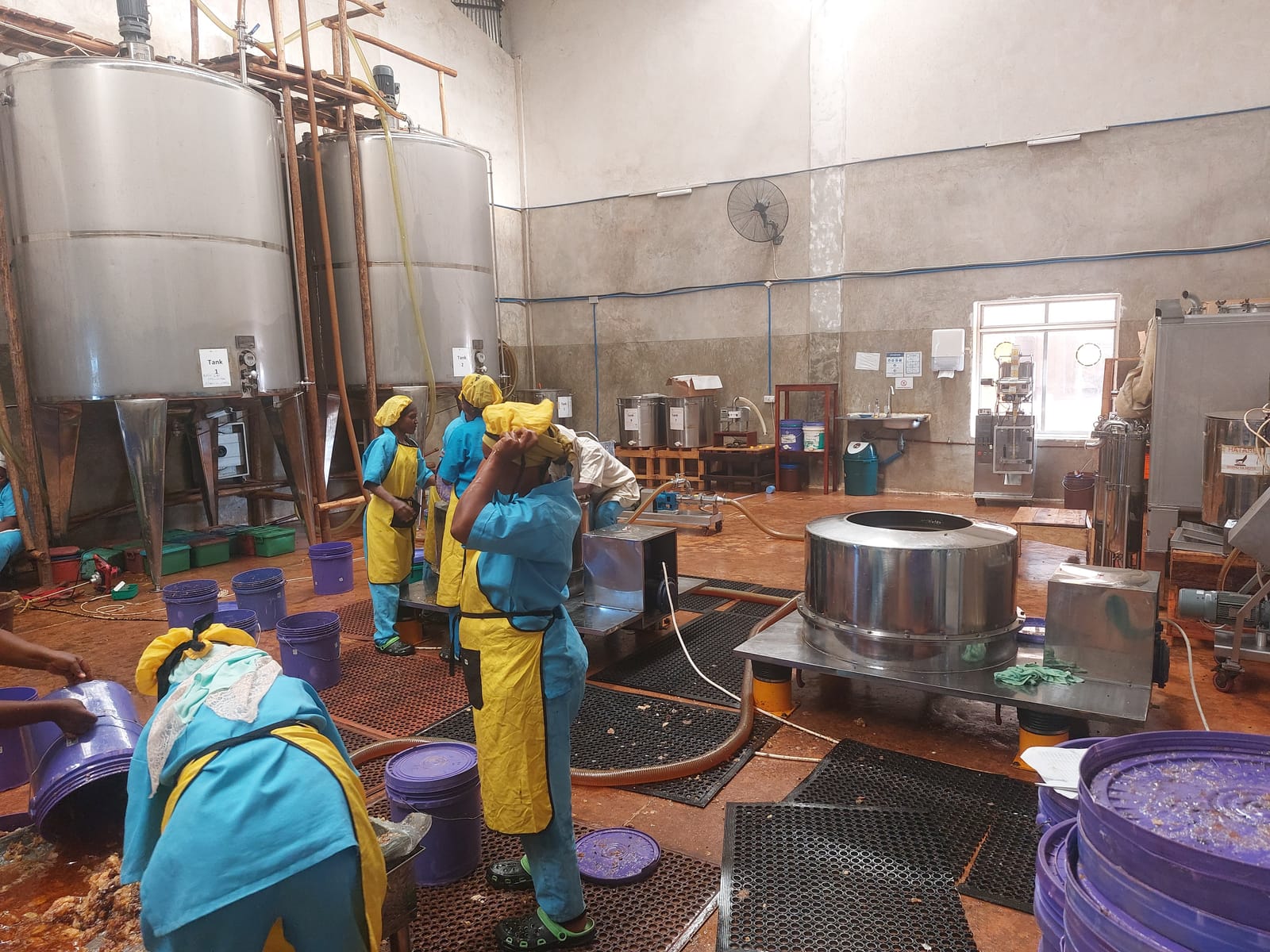 Upendo Honey processing room